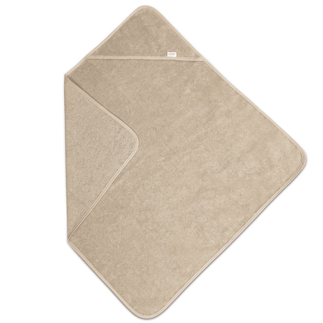 Heerlijk zachte badcape in de kleur cream. 100% katoen. Ook te borduren met naam.