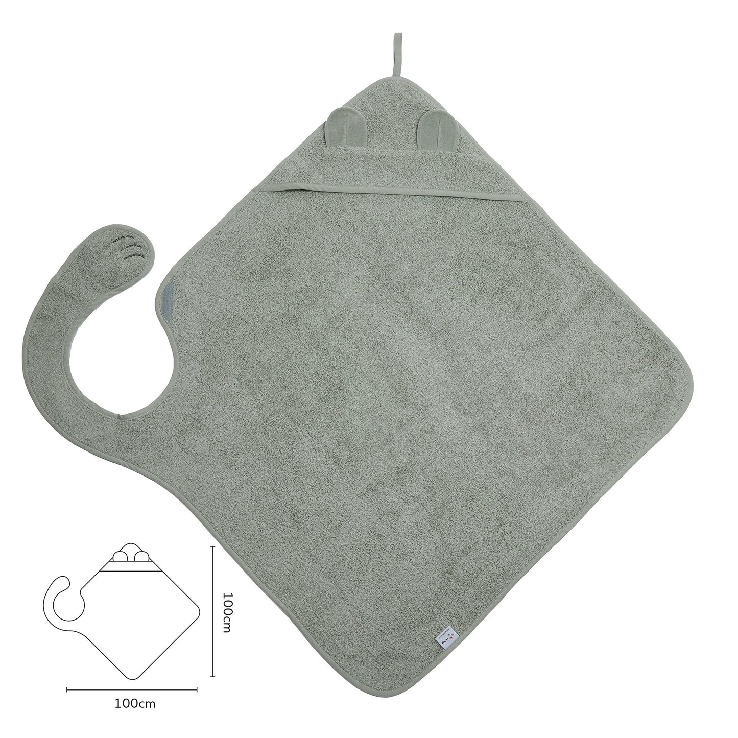 Nifty Baby Handsfree Badcape Olive