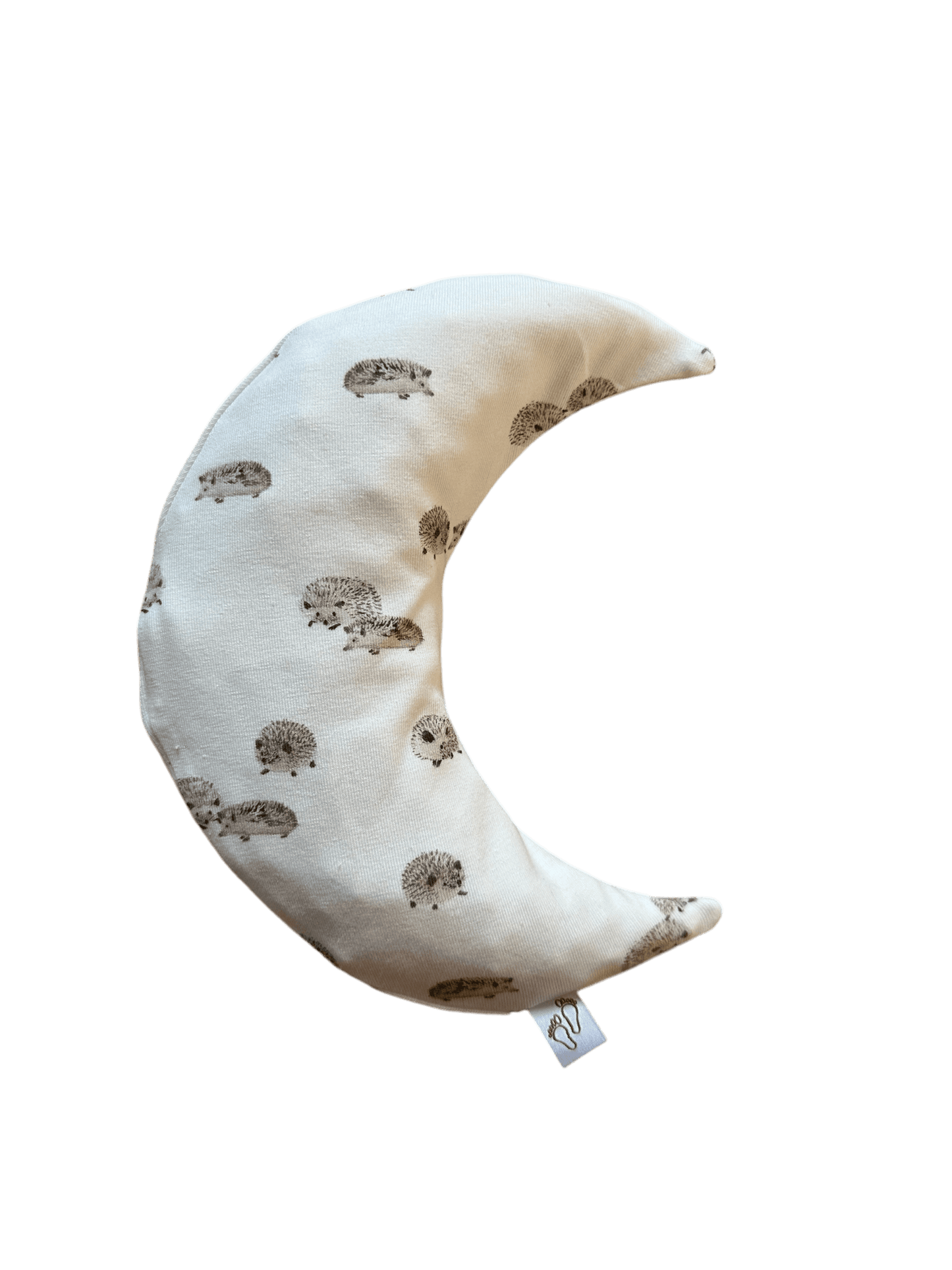 Handgemaakt warmtekussen Comfy Luna met egeltjes print voor baby’s
