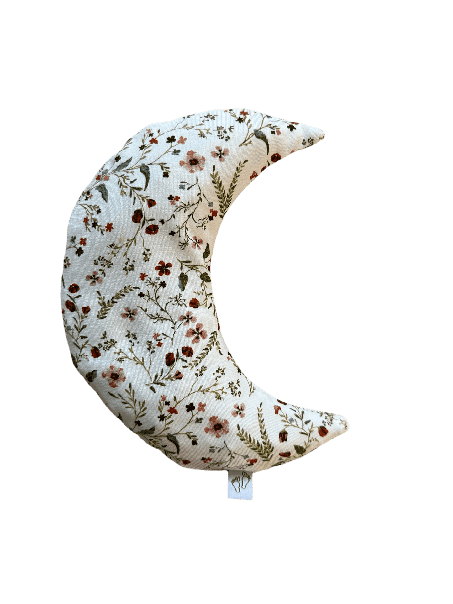 Handgemaakt warmtekussen Comfy Luna met fijne millefleur bloemenprint voor baby’s