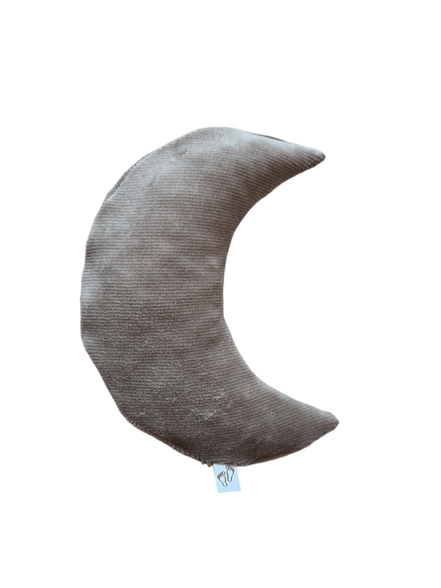 Handgemaakt warmtekussen Comfy Luna met zachte beige ribstof