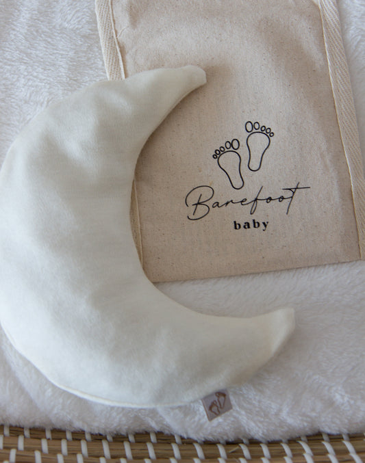 Comfy Luna warmtekussen voor baby’s met merino wol crème hoes