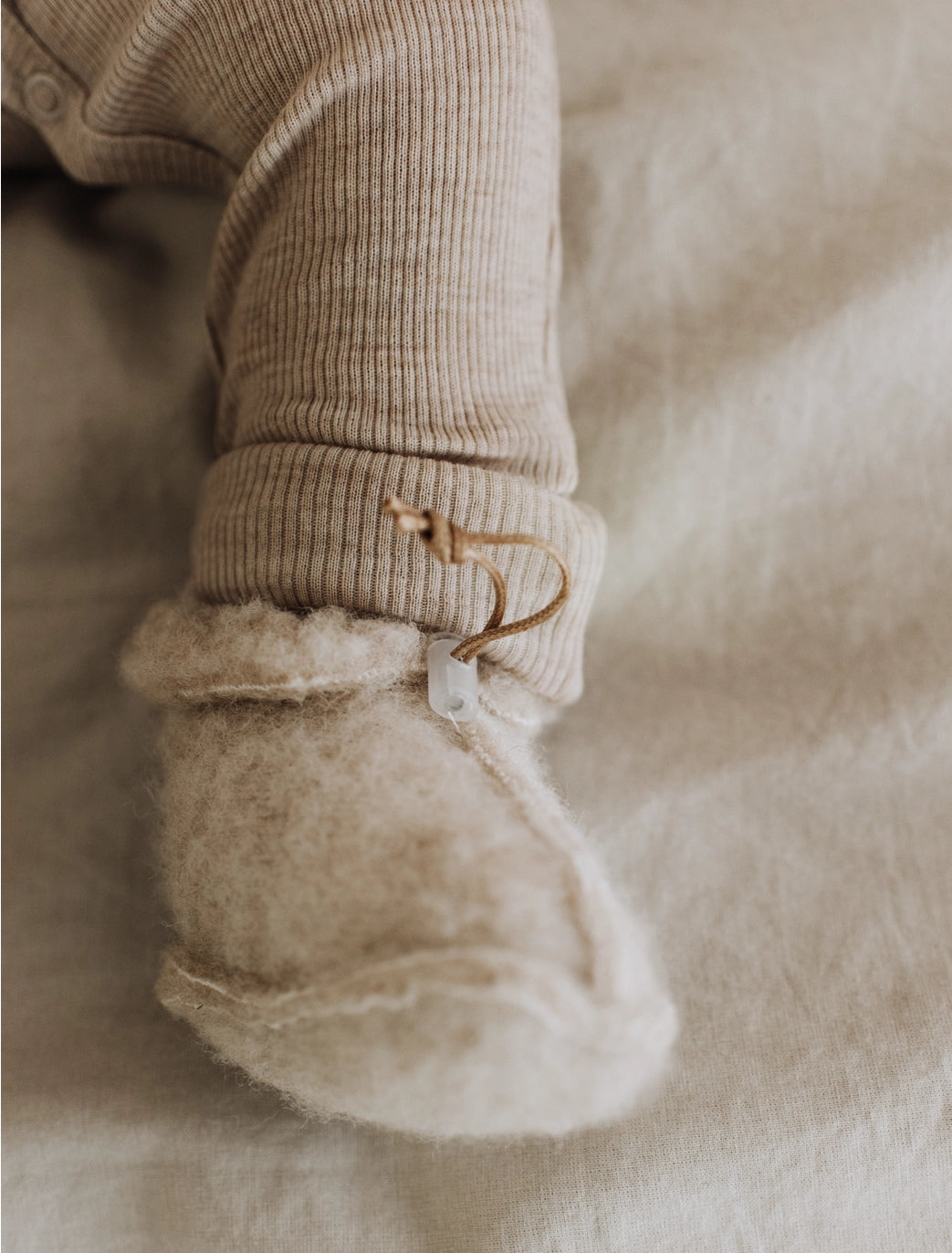 Merino wollen babyslofjes van Kico Label, zacht en comfortabel voor babyvoetjes
