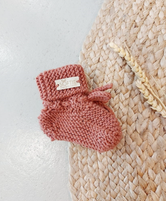 Handgemaakte merino wollen baby slofjes – zacht, warm en ademend