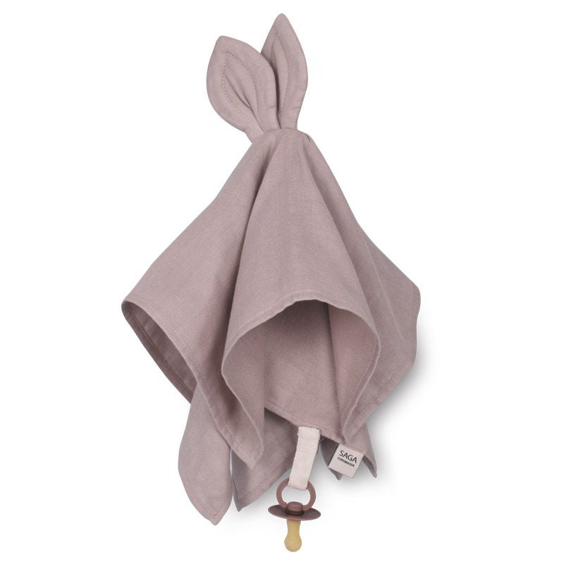 Saga Cuddle Cloth knuffeldoekje baby in de kleur mauve