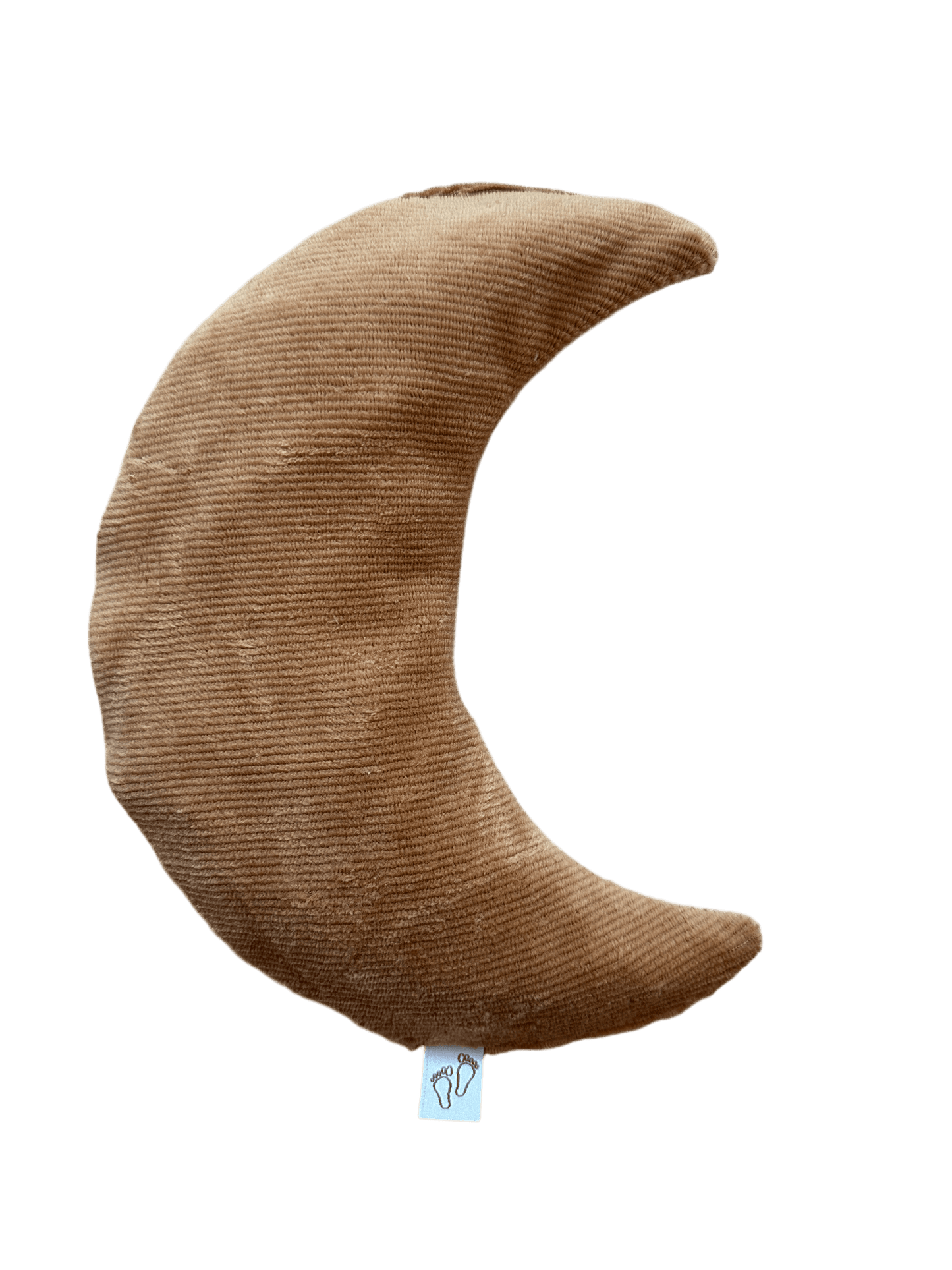 Een handgemaakt maanvormig warmtekussen gevuld met biologisch gereinigde kersenpitten. Het warmtekussen is gemaakt van zachte, duurzame stoffen, waaronder OEKO-TEX en GOTS-gecertificeerd katoen en heerlijk zachte merino wol. Perfect voor het verlichten van buikkrampjes bij baby's, ondersteuning bij borstvoeding en ontspanning voor mama. Verkrijgbaar in verschillende stijlvolle prints.