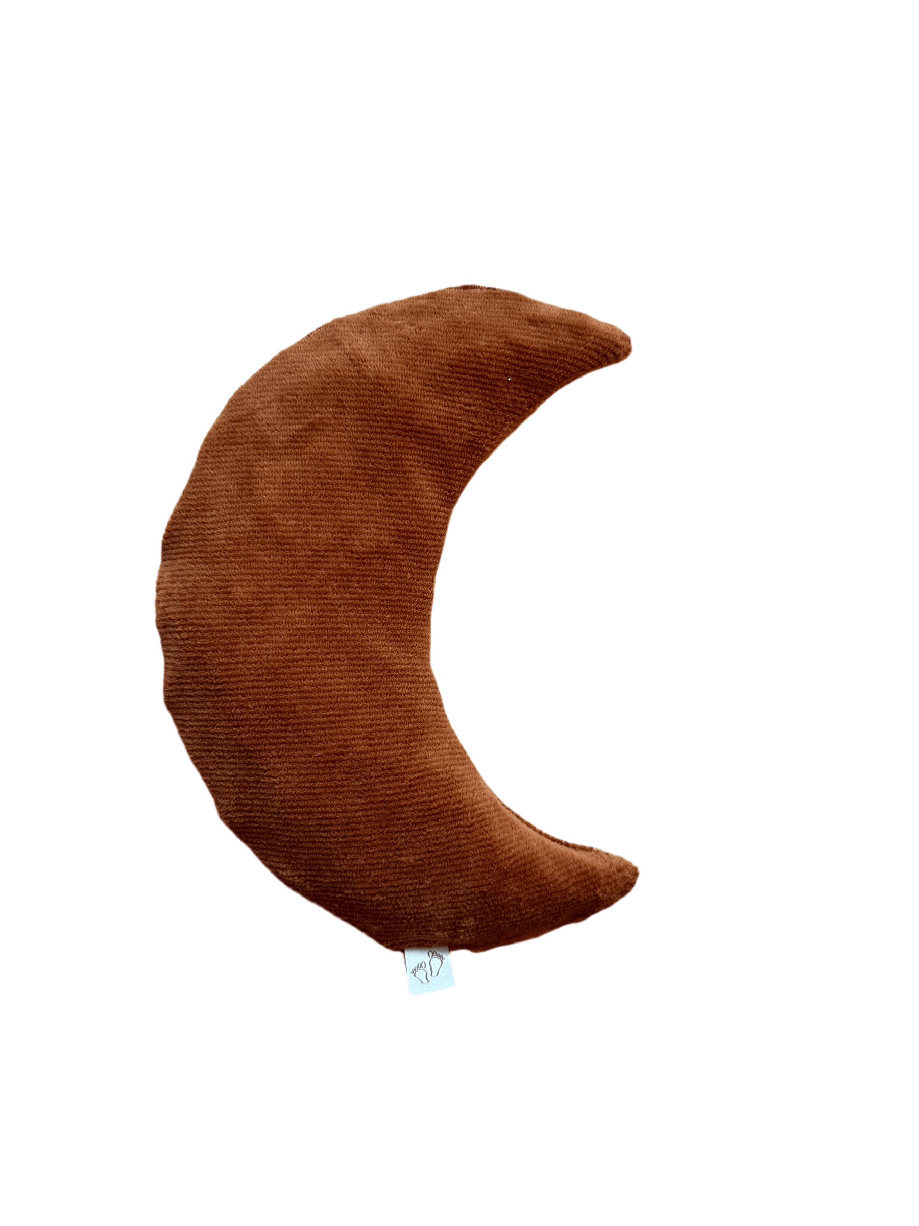 Een handgemaakt maanvormig warmtekussen gevuld met biologisch gereinigde kersenpitten. Het warmtekussen is gemaakt van zachte, duurzame stoffen, waaronder OEKO-TEX en GOTS-gecertificeerd katoen en heerlijk zachte merino wol. Perfect voor het verlichten van buikkrampjes bij baby's, ondersteuning bij borstvoeding en ontspanning voor mama. Verkrijgbaar in verschillende stijlvolle prints.